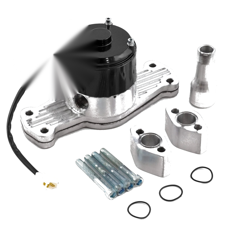 Chevy SBC 350 Slimline Electric Water Pump (40+ GPM)