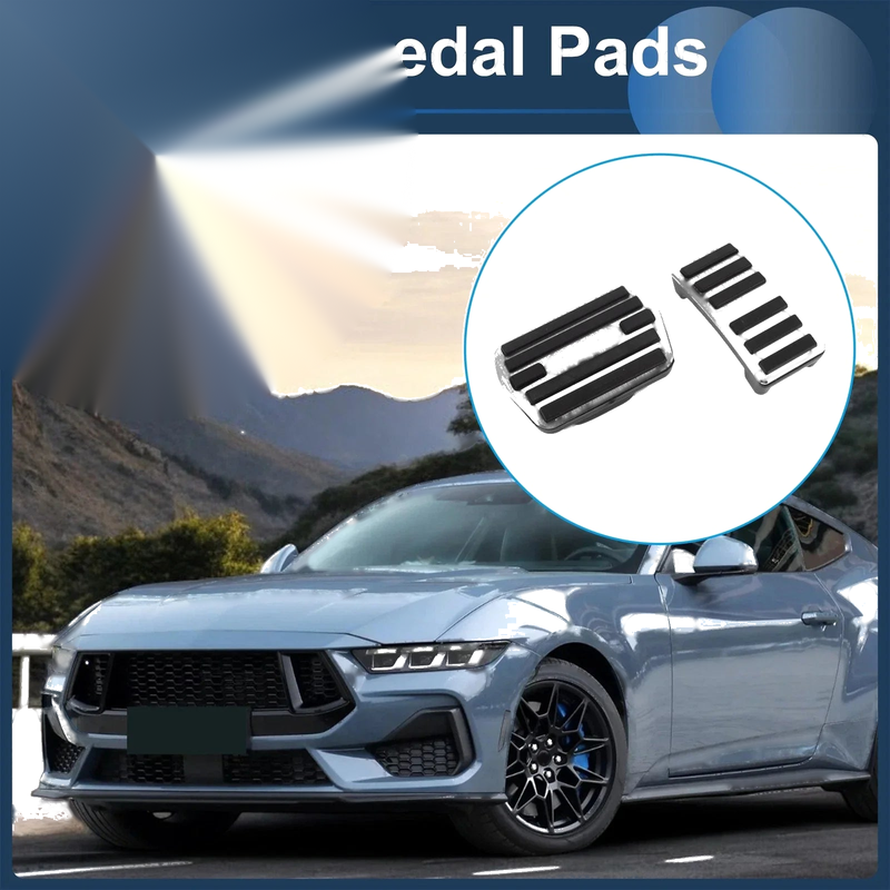 Ford Mustang Mach-E 2 x Foot Accelerator Pedal Covers (2021-2023)