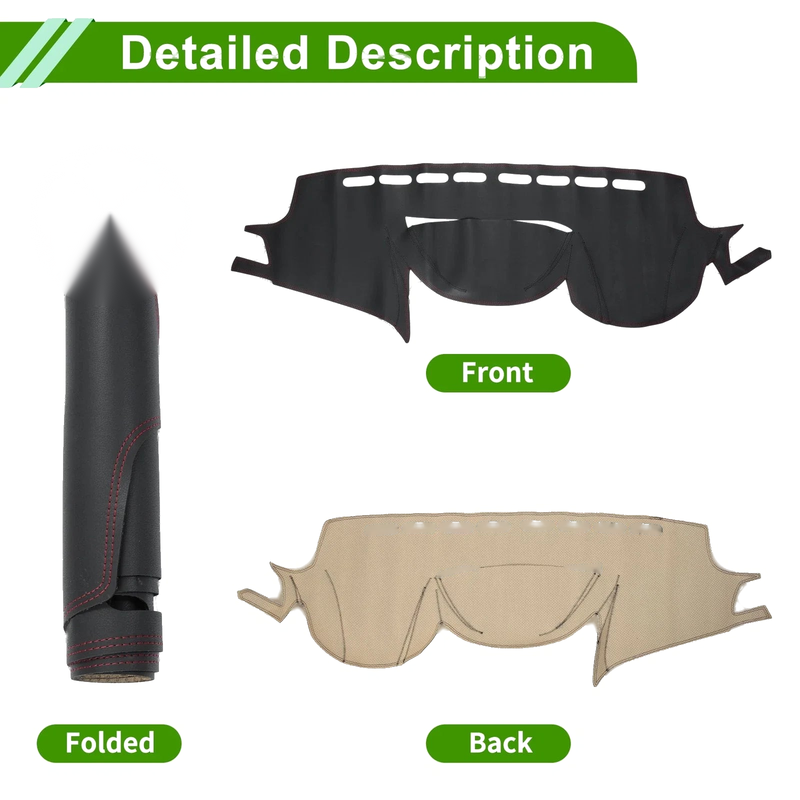 Subaru Outback 2014 (2014) - Black Red Dashboard Cover Mat