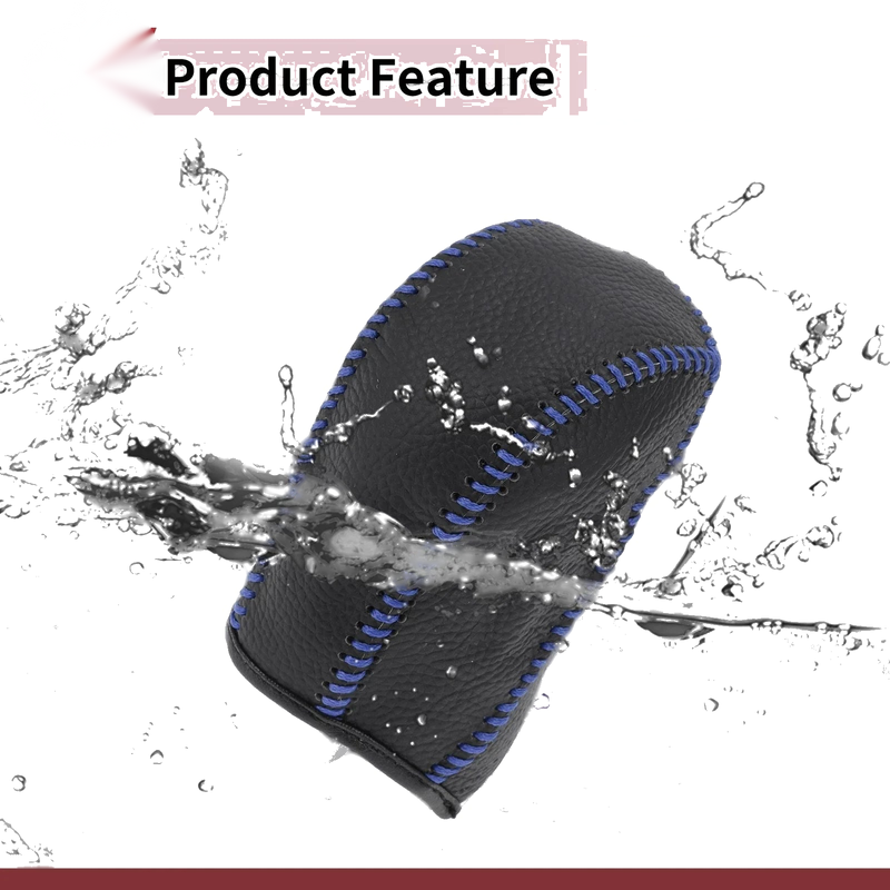 Subaru Forester (2014-2017) Pebbled Black Blue 1 Pc Gear Shift Knob Cover