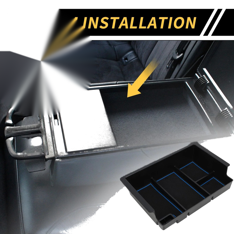 Chevy Silverado & GMC Sierra Blue Center Console Organizer Tray