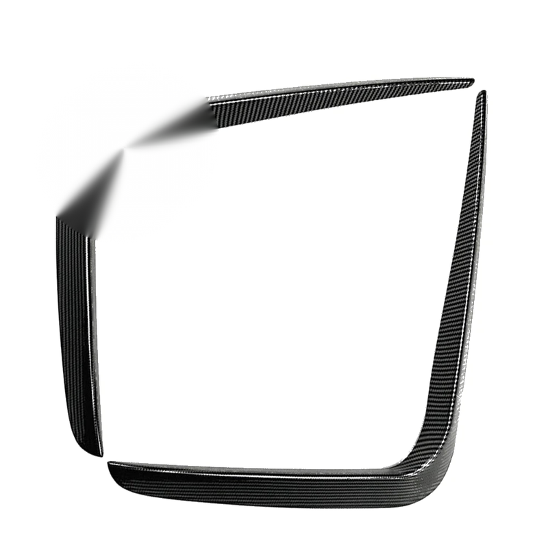 BMW 4 Series G22 G23 M Sport Carbon Front Bumper Lip Spoiler (2020-23)