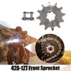 Dirt Bike Mini Bike 1 Set 420 12T 17mm Motorcycle Front Engine Sprocket