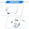BMW F32 Front Right Silver Tone Tow Hook Eye Hole Cover Cap