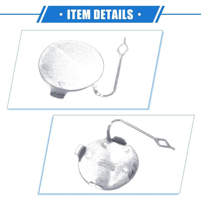 BMW F32 Front Right Silver Tone Tow Hook Eye Hole Cover Cap