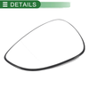 Ford B Max Left Side White Mirror Glass w/ Back Aspherical (2012-2019)