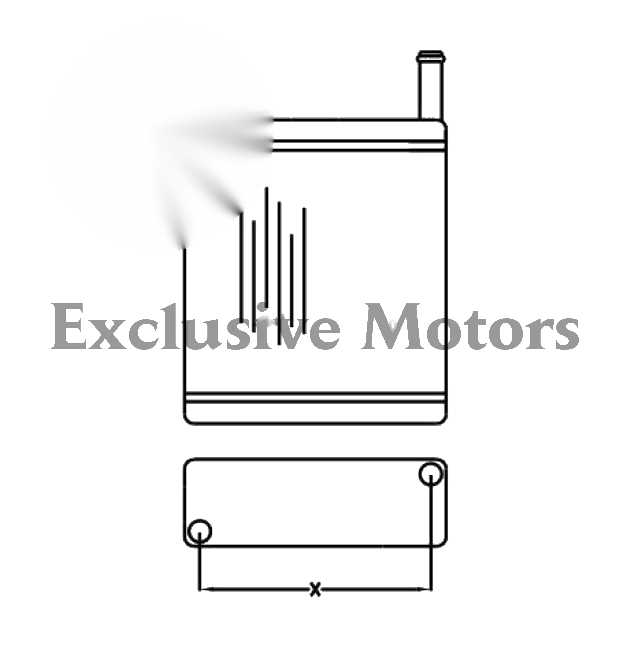 Ford Cortina MK3-4 1970-1980 Heater Core