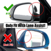 Audi A7 C7 Chrome Wing Mirror Caps with LaneAssist (2010–2018)