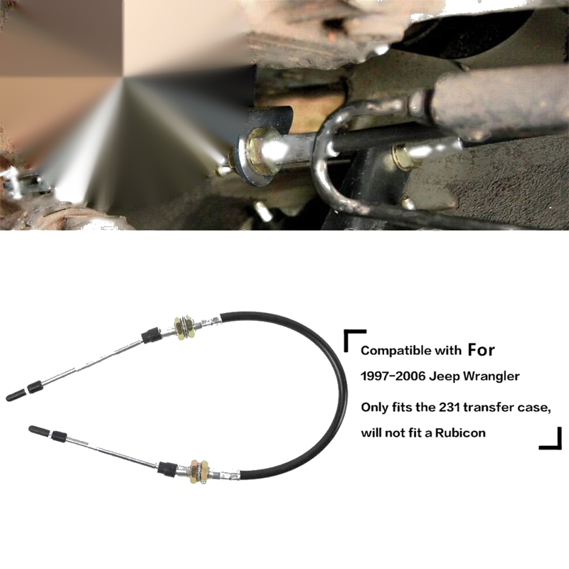 Wrangler TJ Transfer Case Cable Shift Linkage Upgrade (1997-2006)