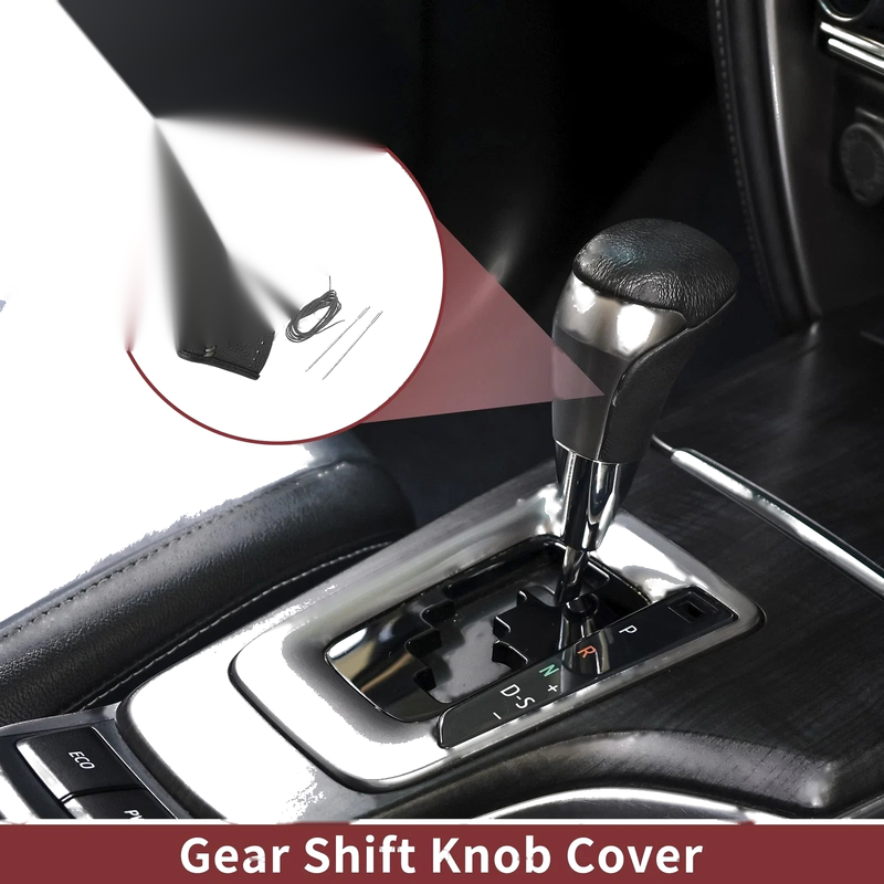 Toyota Corolla 1 Pc Gear Shift Knob Cover Gray Faux Leather (2014–2018)