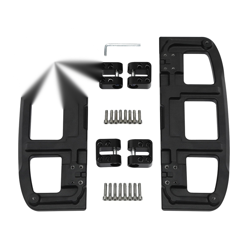 Harley Road King, Glide Matte Black Driver Footboard (2009-2024)