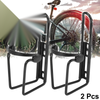 2pcs Universal Bike Motorcycle Drink Bottle Holder Cages Carrier Rack Black