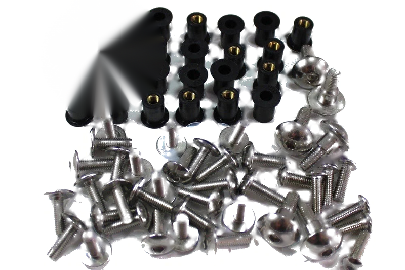 Yamaha TZR 125 R Stainless Steel Fairing & Screen Bolts Wellnut (1993–1993)