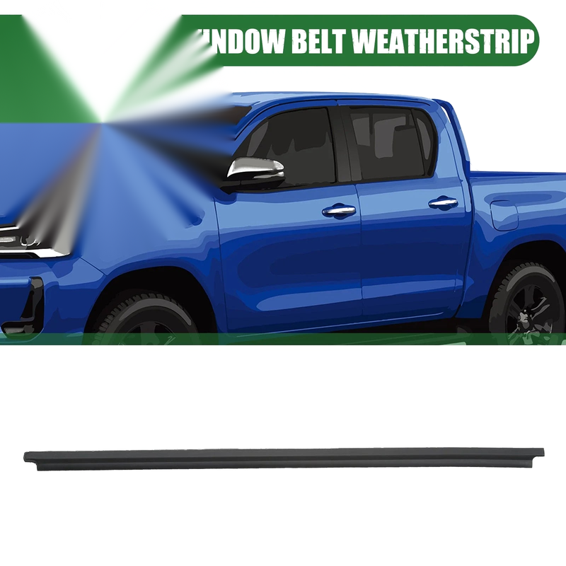 Toyota Hilux Front Left Door Window Belt Weatherstrip (2005–2014)