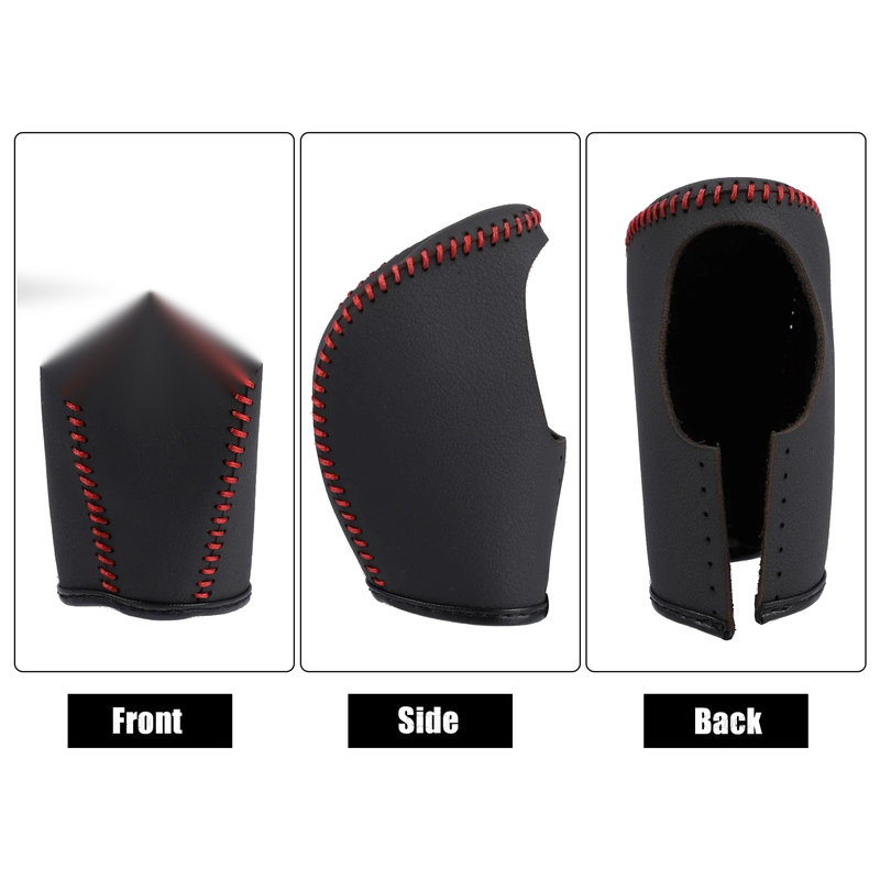Nissan Rogue Sport Black Faux Leather Gear Shift Knob Cover (2017-2023)