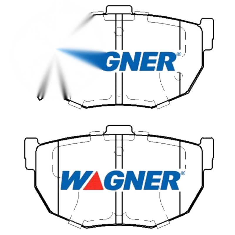 Ford Corsair UA CA20E / KA24E Wagner Rear Disc Brake Pads Set (1989-1992)
