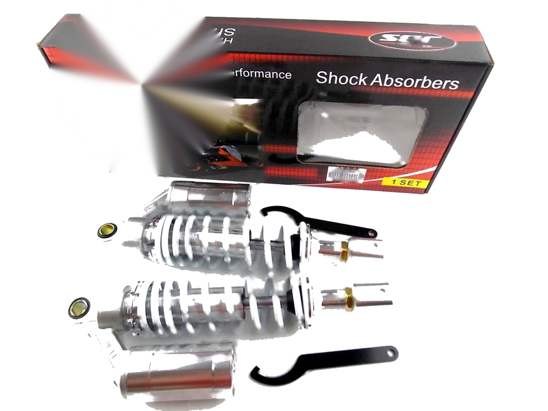 Honda CJ360 317mm JBS Rear Air Nitrogen Cell Shock Absorbers