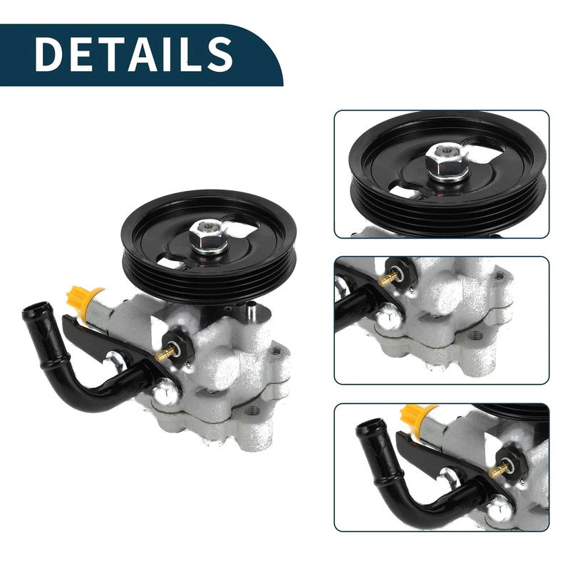 Kia Sorento LX 3.5L Power Steering Pump & Pulley (2003-2006)