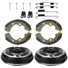 Kawasaki Mule 2520 KAF620 Front Wheel Brake Drum Hub & Shoes 2 x (1993–2000)