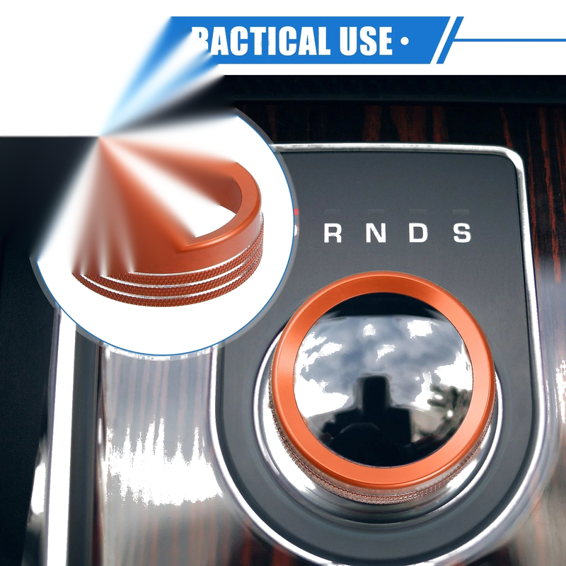 Ford Maverick 2022-2023 - Orange Ring Gear Shift Knob Cover