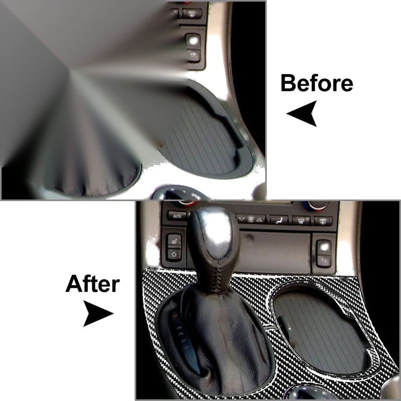 Chevrolet Corvette C6 Carbon Fiber Gear Shift Panel Trim (2005-2013)