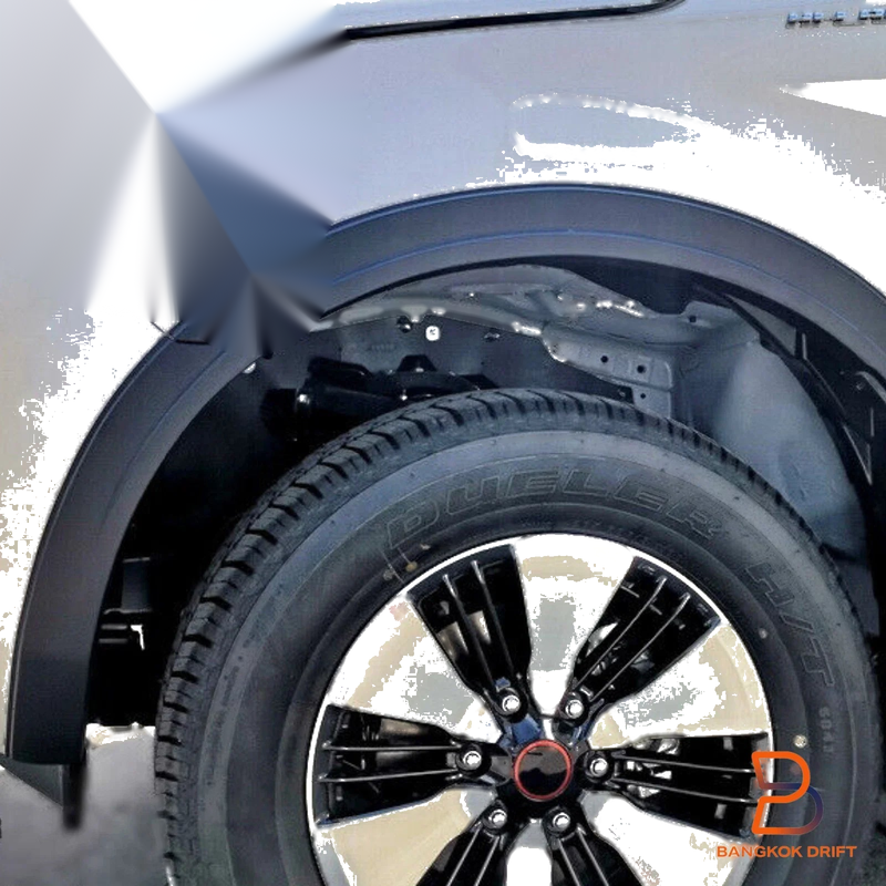 Isuzu D-Max Ute Front Slim Matte Black Fender Flare Arch (2020-2023)