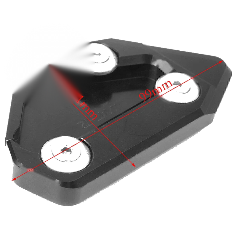 Suzuki GSXR1000 Red Aluminum Kickstand Extension Plate (2009-2016)