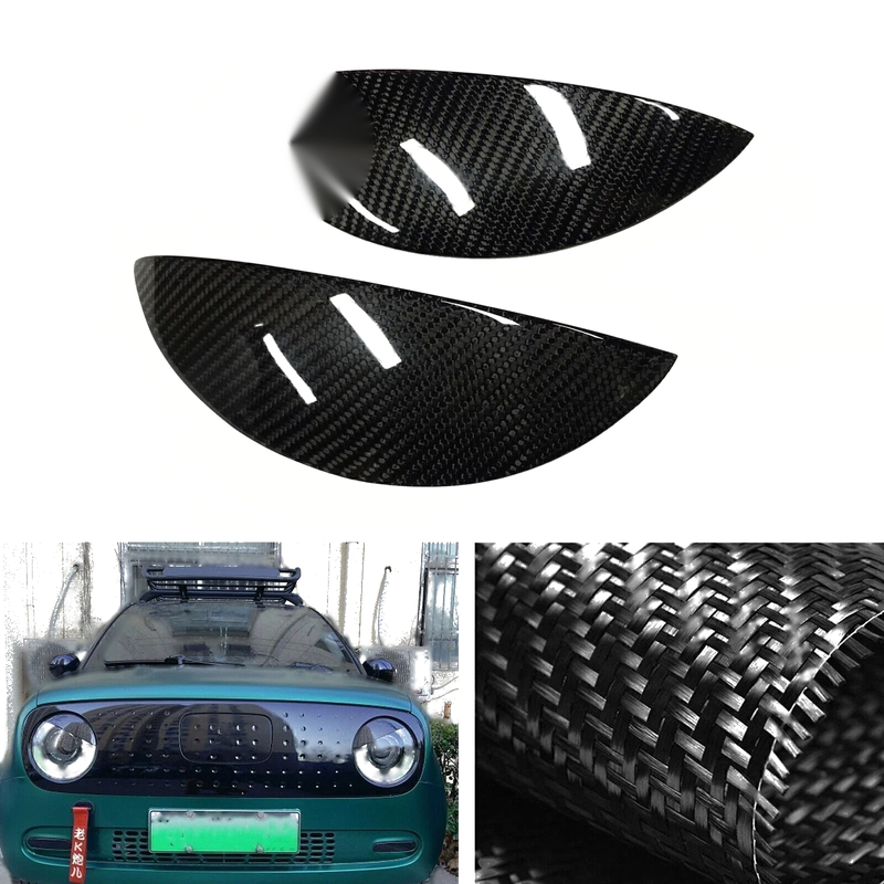 Ora 2 x Carbon Fiber Headlight Eyelid Covers (2018-2022)