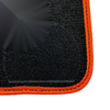 BMW 3 Series M3 E46 with Orange Trim Black Floor Mats (2000-2006)