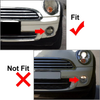 Mini Cooper R55 R56 R57 Left Black Front Fog Light Cover (2007-2011)