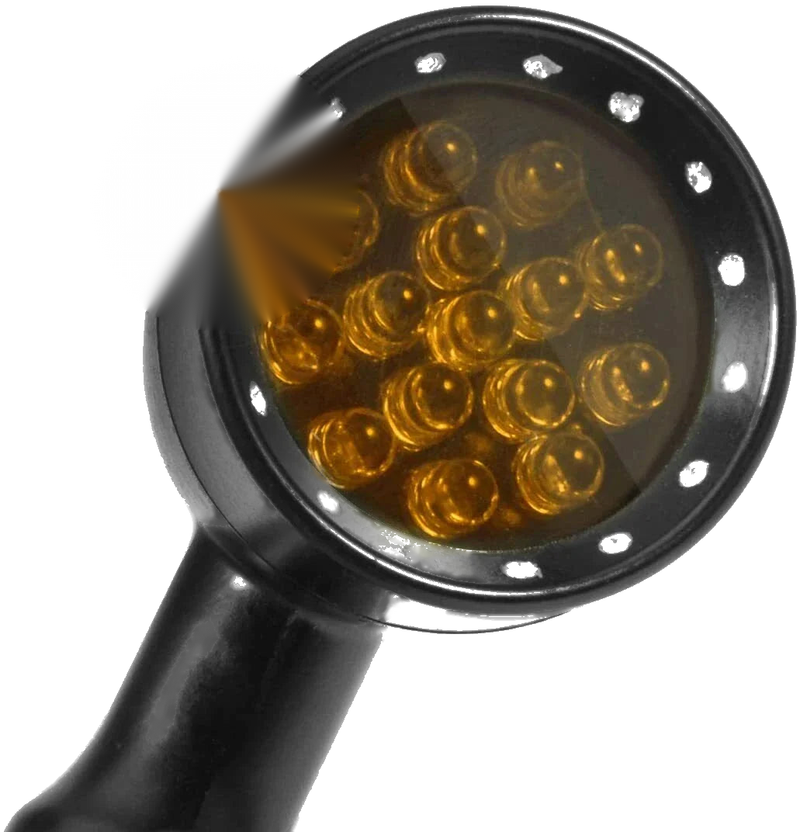 Harley Chopper Black LED Motorcycle Bullet Turn Signal Lights