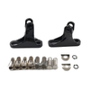 Harley Touring Street Road Glide Rear Passenger Footpeg Mini Mount Black (93-23)