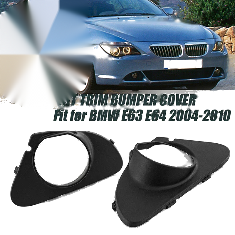 BMW 6 Series E63 E64 2003-2007 Bumper Fog Light Covers (2 x Bezel Trim)