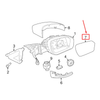 Land Rover LR4 LR5 Range Rover Heated Convex Rear View Mirror Glass (2010-2023)