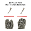 Deutsch Solid Terminal No.16 Stamped Contact Pins Male Female