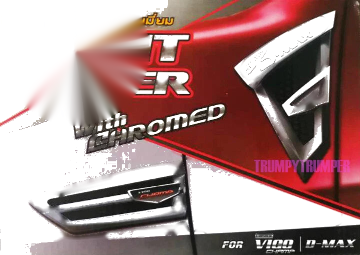 Toyota Hilux Chrome Side Vent Door Cover Trim (2011-2014)