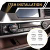 Ford F-150 Air Conditioner Switch Knob Cover Ring (2015-2023)