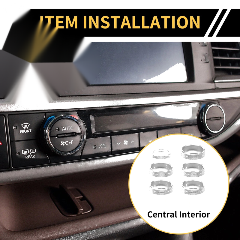 Ford F-150 Air Conditioner Switch Knob Cover Ring (2015-2023)