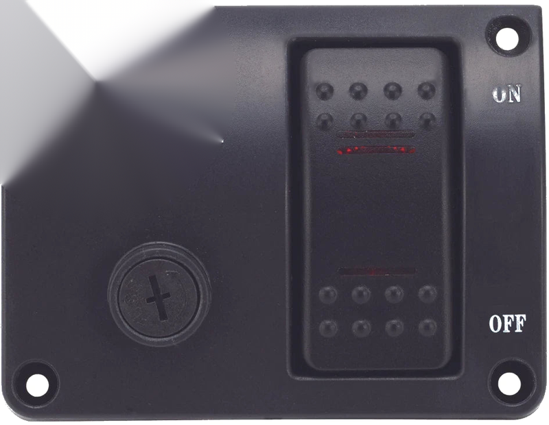 Marine Applications Deck Wash Rocker Switch Panel LED 12V
