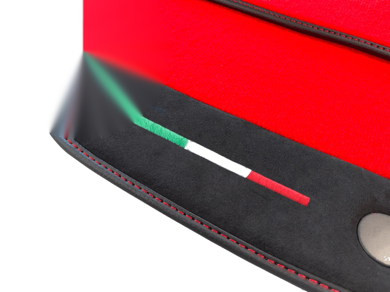 Ferrari 488 GTB (2015-2022) - AutoWin Brand with Alcantara Red Floor Mats