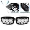 BMW 1 Series Half Chrome Silver Tone Front Upper Bumper Grille Grill