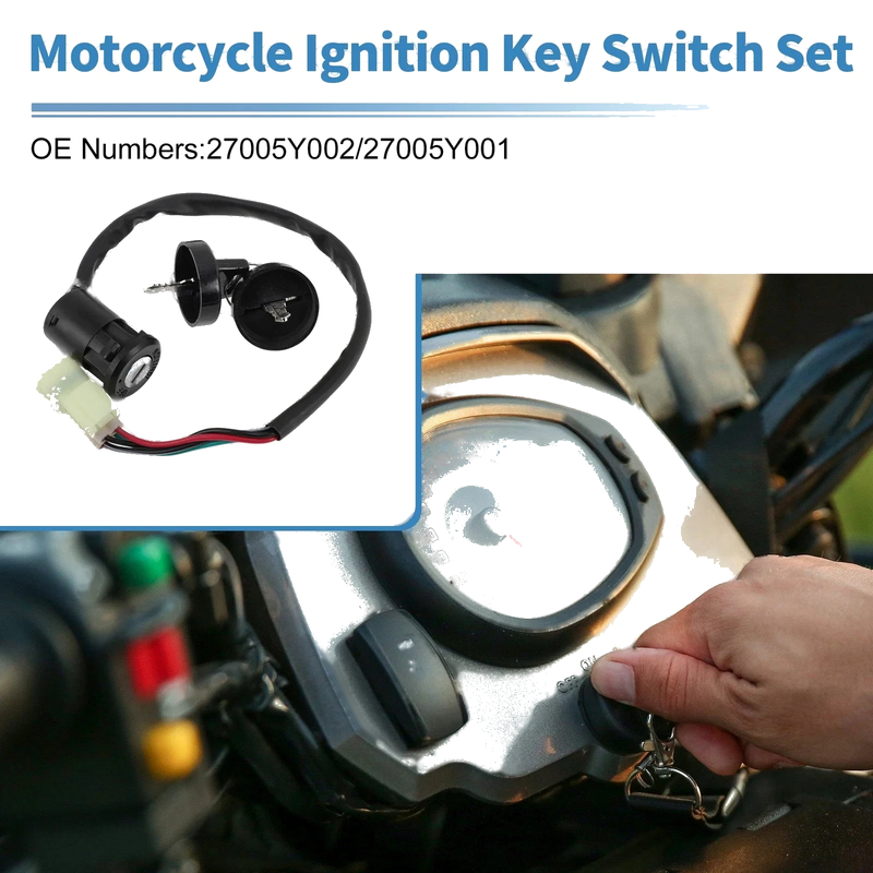 Kawasaki KFX50 Ignition Key Switch 1 Set (2007–2023)