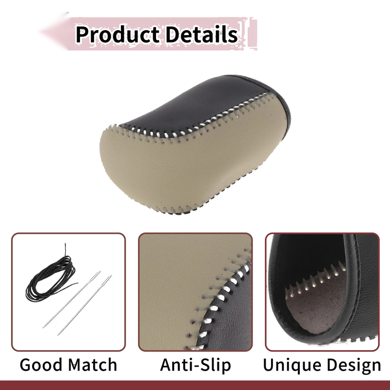 Dodge Journey (2011-2020) Black Beige 1Pc Gear Shift Knob Cover