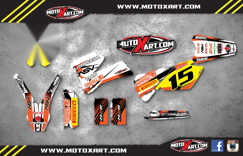 KTM 85 Storm Style Graphics Full Kit (2006-2012)