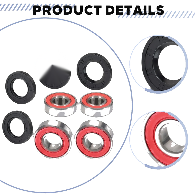Polaris Predator 500 Front Wheel Bearings & Seals Kit (2003-2007)
