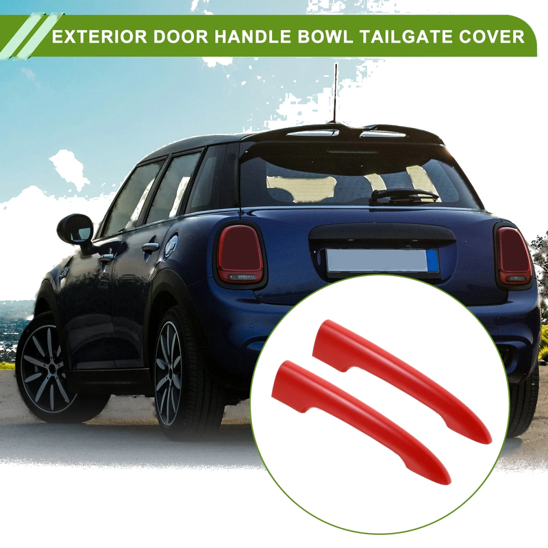 BMW Mini R55 Clubman Red Rear Trunk Tailgate Handle Cover (2006-2014)