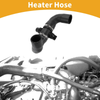 BMW 528i xDrive 2.0L Heater Hose Rubber Black (2012-2014)