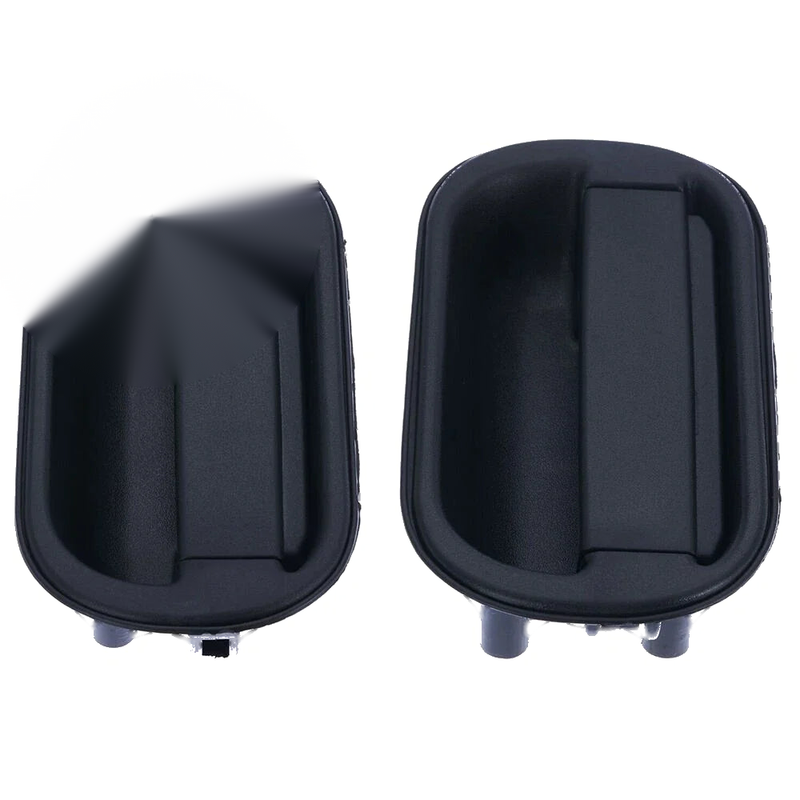 Mitsubishi Canter Door Handle Outer Set of 2 Black Front L+R (1995–2005)