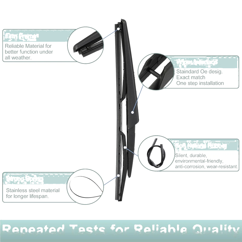 Volvo V70, XC70 Rear Wiper Blade Arm Set (2001-2007)