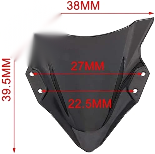 Kawasaki Ninja 400 Tinted Black Windshield (2018-2019)